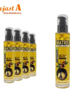 خرید و قیمت تغذیه کننده و تقویت کننده مو افزایش شفافیت و درخشندگی مو نرم کننده و براق کننده مو برطرف کننده خشکی مو جلوگیری از ایجاد گره مو حاوی ترکیب روغن آرگان مراکشی و پرو ویتامین روغن آرگان صد در صد طبیعی مناسب برای انواع مو،به ویژه موهای خشک و آسیب دیده سبک و با جذب سریع ، بدون بر جا گذاشتن اثر چربی دارای فرمولاسیون سبک بدون ایجاد حس چربی بر روی مو