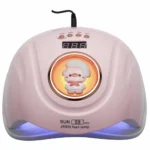 دستگاه لاک خشککن سان مدل S8 Pro با نمایشگر دیجیتال و طراحی صورتی– نمای جلو